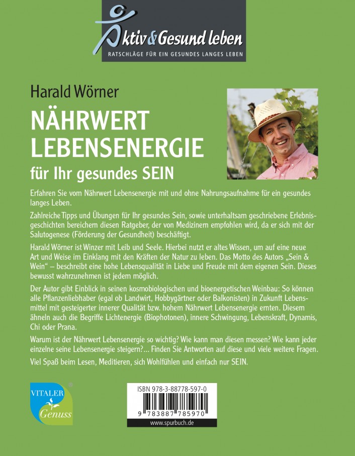 Rückseite Buch Lebensenergie
